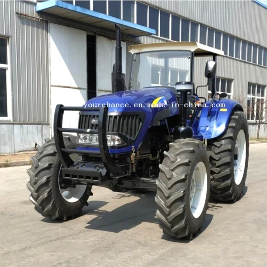 La qualité de pointe Dq1004 100HP 4WD Tracteur de ferme agricole à roues de la Chine du tracteur