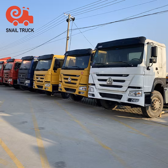 Heavy Duty Sinotruk HOWO 336/371/420HP 6X4/8X4 10/12 Wheeler a utilisé la tête du tracteur Cargo Truck pour la vente