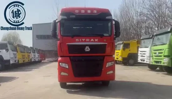 Chine 2017/2018/2019 Année utilisée 430HP /440 HP Sinotruk HOWO Sitrak T7h CNG Tractor Truck Head 6X4 Utilisé CNG Euro 5 Tractor Trucks