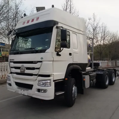 Tracteur HOWO 6X4 CNG de bonne qualité, tête de tracteur 420HP Ng