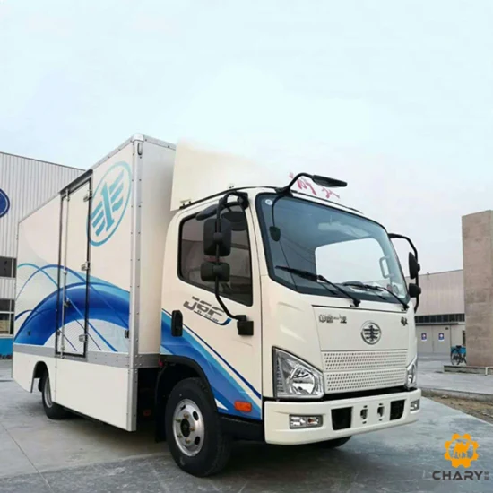 Camion électrique de fourgon de cargaison de FAW 5t de camion de ventes chaudes chinoises d'EV